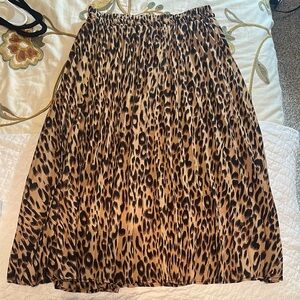 Leopard Print Women's Skirt